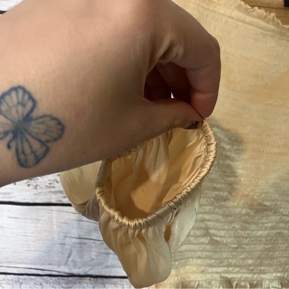 J. Crew Square Neckline Smocked Featherweight Satin Crop Top - Picture 7 of 13